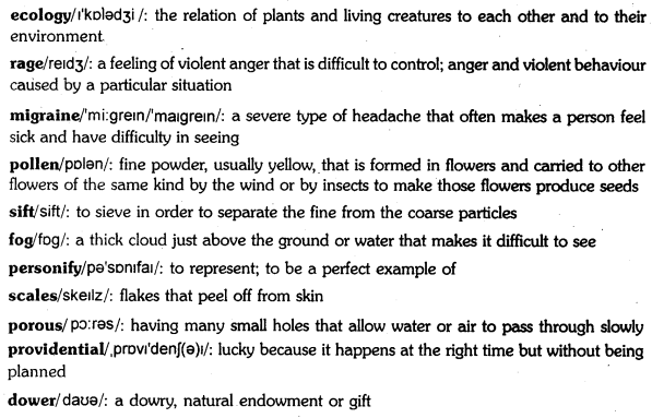 Ecology Poem Questions and Answers & Summary by A.K. Ramanujan 1